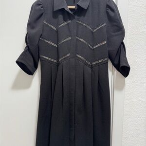 Maje Ratila dress with lace insert 1